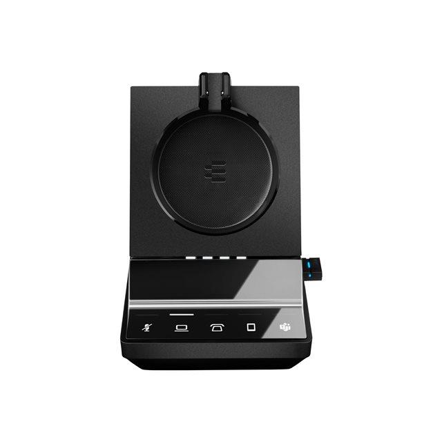 EPOS IMPACT SDW 5016T - Systme de casque - sur-oreille - convertible - DECT - sans fil, filaire - noir - Certifi pour Microsoft Teams, Optimis pour la CU