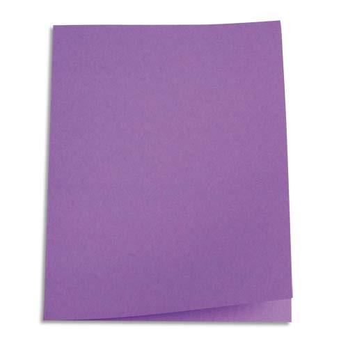 Paquet de 100 chemises 1er prix - carte recycle 180 grammes - coloris lilas