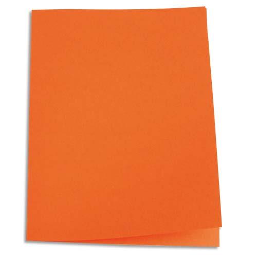 Paquet de 250 sous-chemises en papier recycl 60 grammes - coloris orange