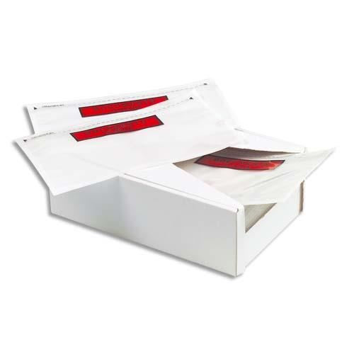 Pochettes document ci-inclus 1er prix - format 225 x 115 mm - bote de 250