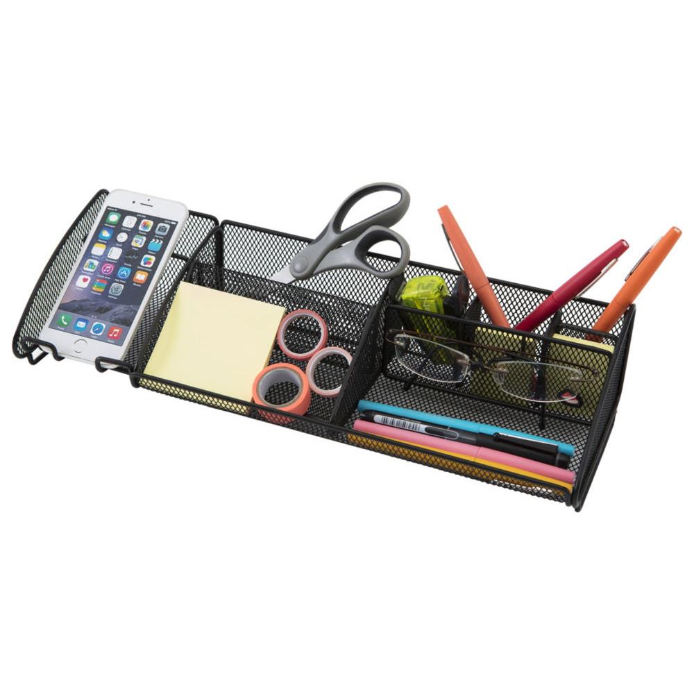 Organiseur de bureau Mesh noir