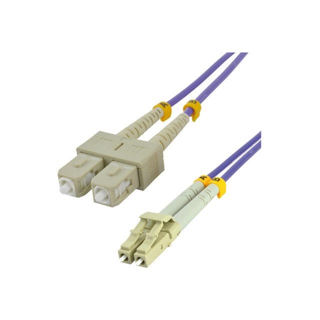 Mcl fjom4/sclc-20m cble infiniband et  fibres optiques sc lc violet