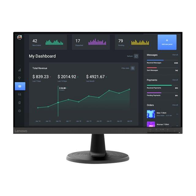 Lenovo c24-40 led display 60,5 cm (23.8") 1920 x 1080 pixels full hd noir