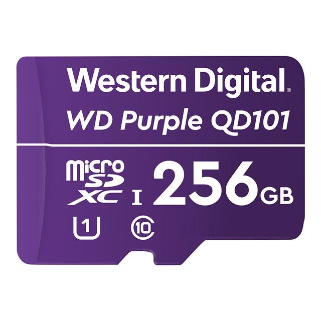 Western digital wd purple sc qd101 256 go microsdxc classe 10