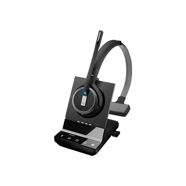 EPOS IMPACT SDW 5036T - Systme de casque - sur-oreille - DECT - sans fil, filaire - noir - Certifi pour Microsoft Teams, Optimis pour la CU