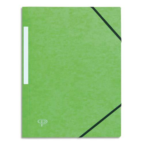 Chemise 1er prix 3 rabats et lastiques - carte 5/10e - vert clair