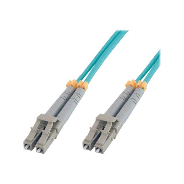 Mcl lc/lc cble infiniband et  fibres optiques 100 m lc/lc couleur aqua