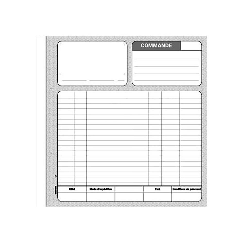 Manifold Commandes Registres Le Dauphin NCR - 21 x 21 cm - 50 duplicatas