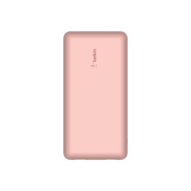 Batterie de secours externe (power bank) - Belkin bpb012btrg 20000 mah or rose
