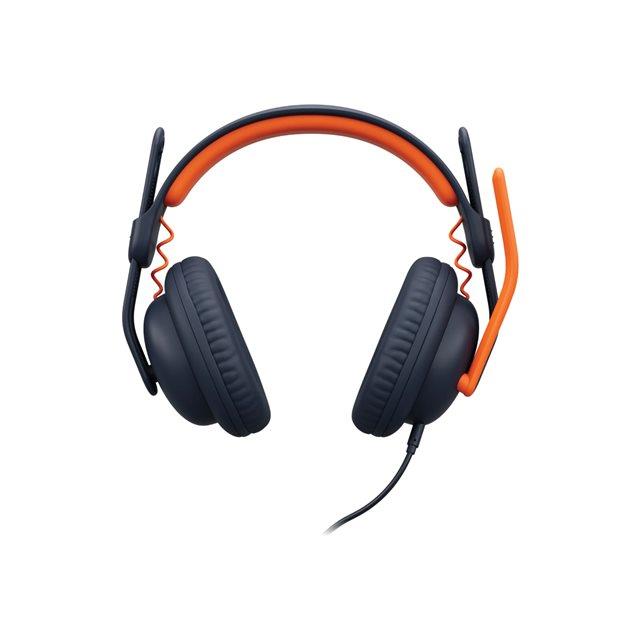Logitech Zone Learn Over-Ear Wired Headset for Learners, 3.5mm AUX - couteurs avec micro - circum-aural - filaire - jack 3,5mm