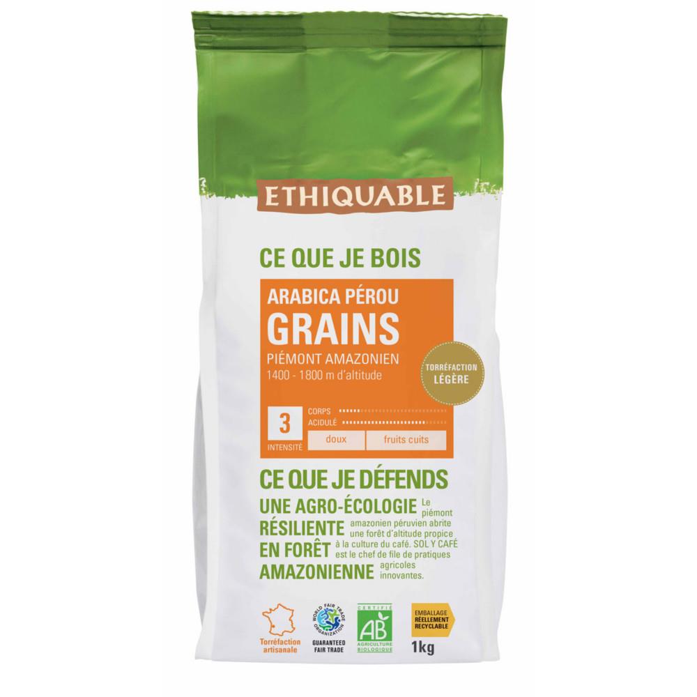 Caf grain bio Ethiquable - paquet de 1kg