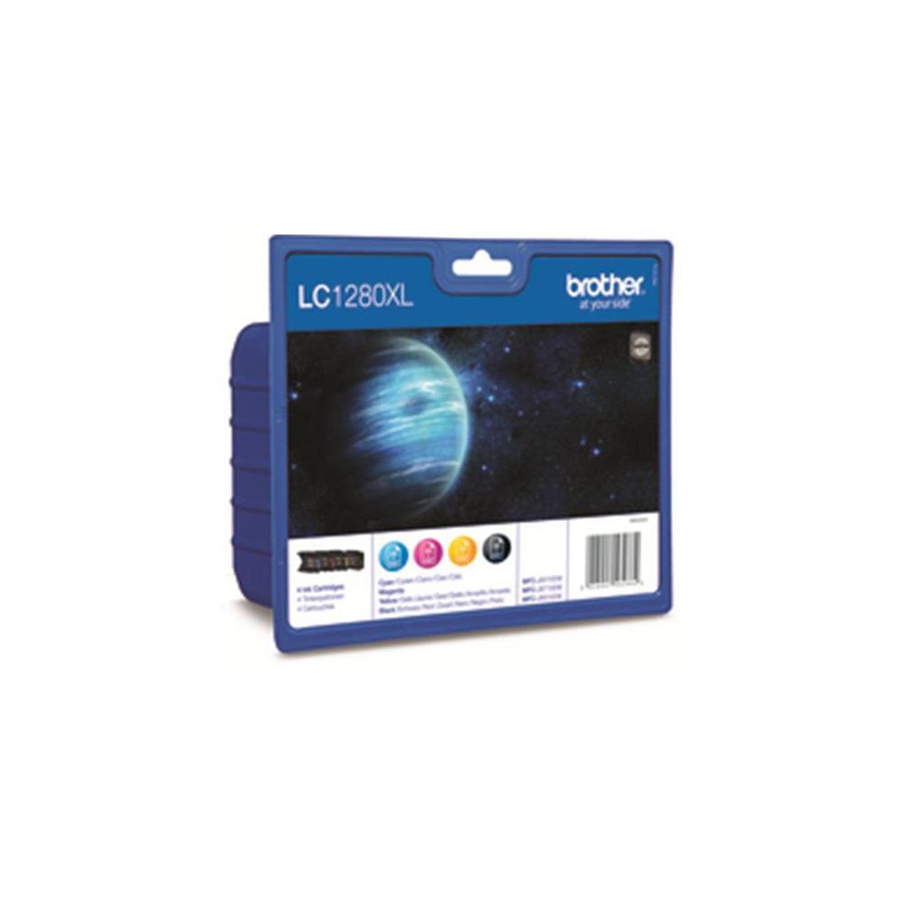 Cartouches pour imprimantes - Brother lc1280xlvalbp - pack de cartouches d'encre originales  haut rendement