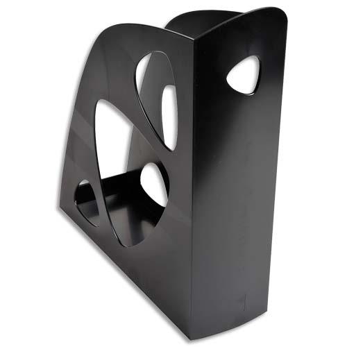 Porte-revues 1er prix en polystyrne - dos 7,7 cm - noir