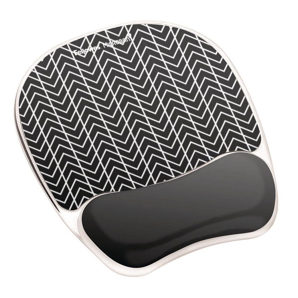 Tapis de souris Fellowes - repose-poignet gel chevron