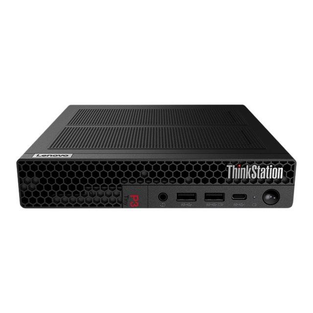 Mini PC - Lenovo thinkstation p3 tiny intel core i7 i7-13700t 16 go ddr5-sdram 512 go ssd nvidia t1000 windows 11 pro mini pc noir