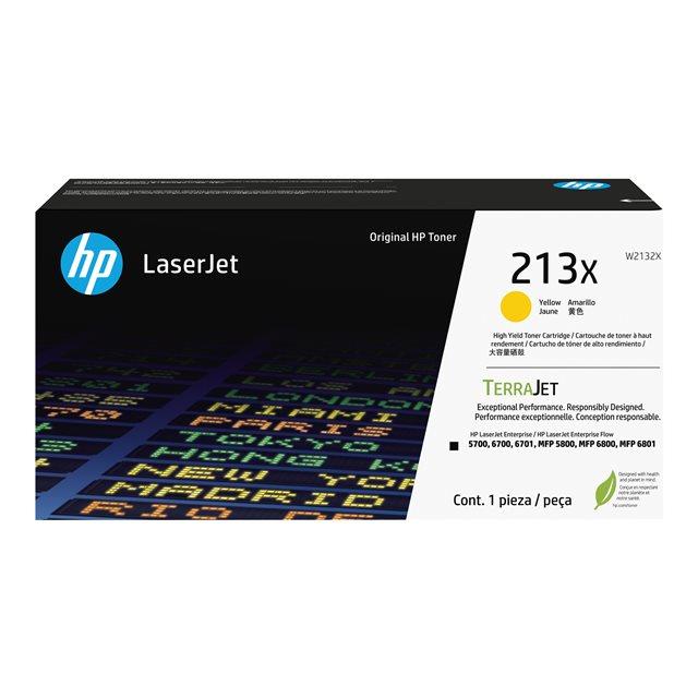 Cartouches de toner - Hp 213x toner laserjet authentique grande capacit jaune