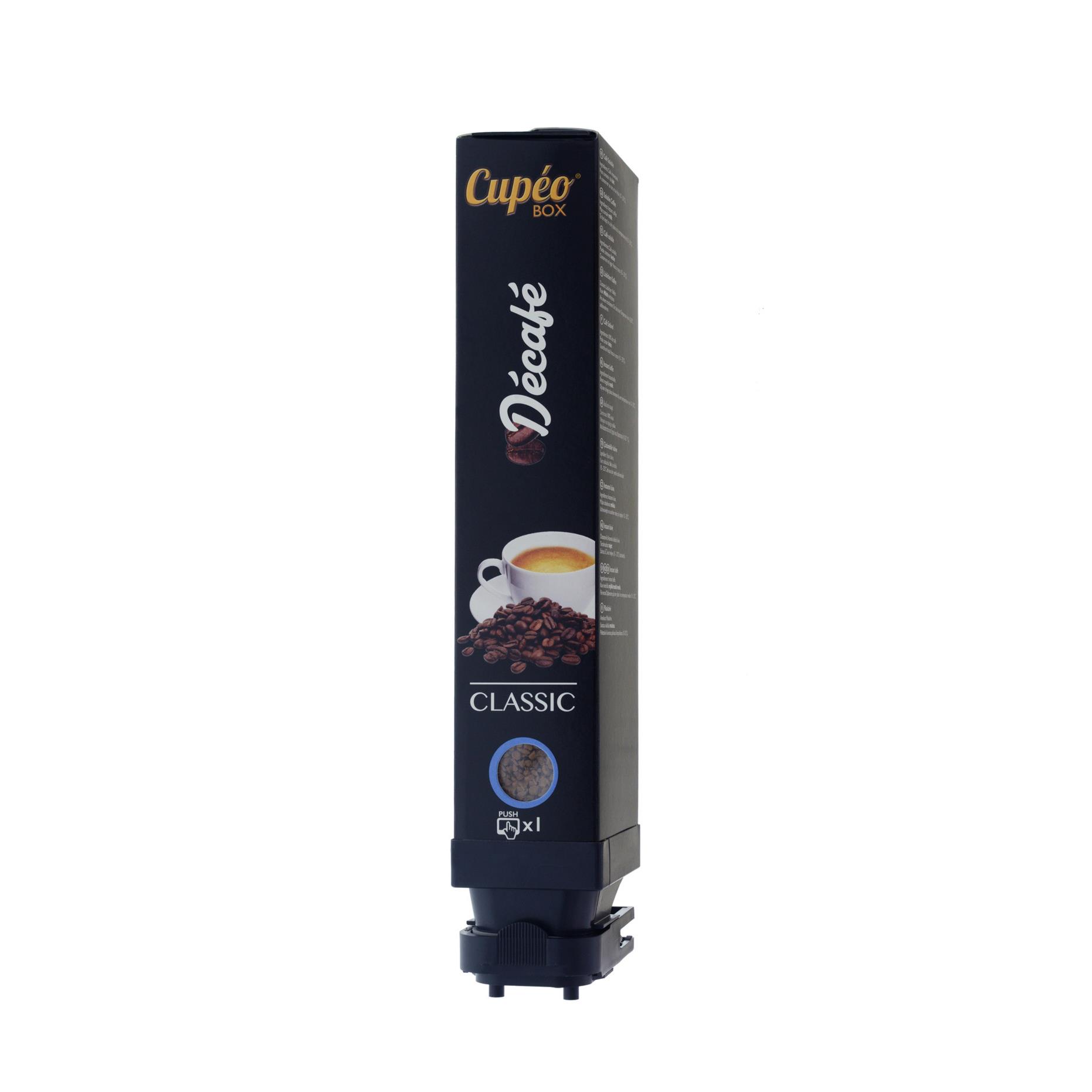 Box Cartouche de boissons chaudes Cupo - 220 tasses - Caf Dcafin