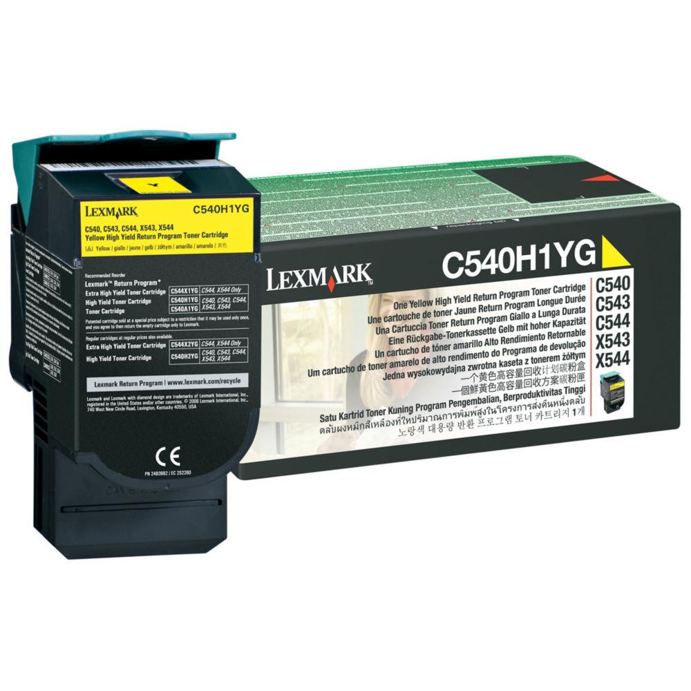 Cartouches de toner - Lexmark c540h1yg cartouche de toner 1 pice(s) original jaune