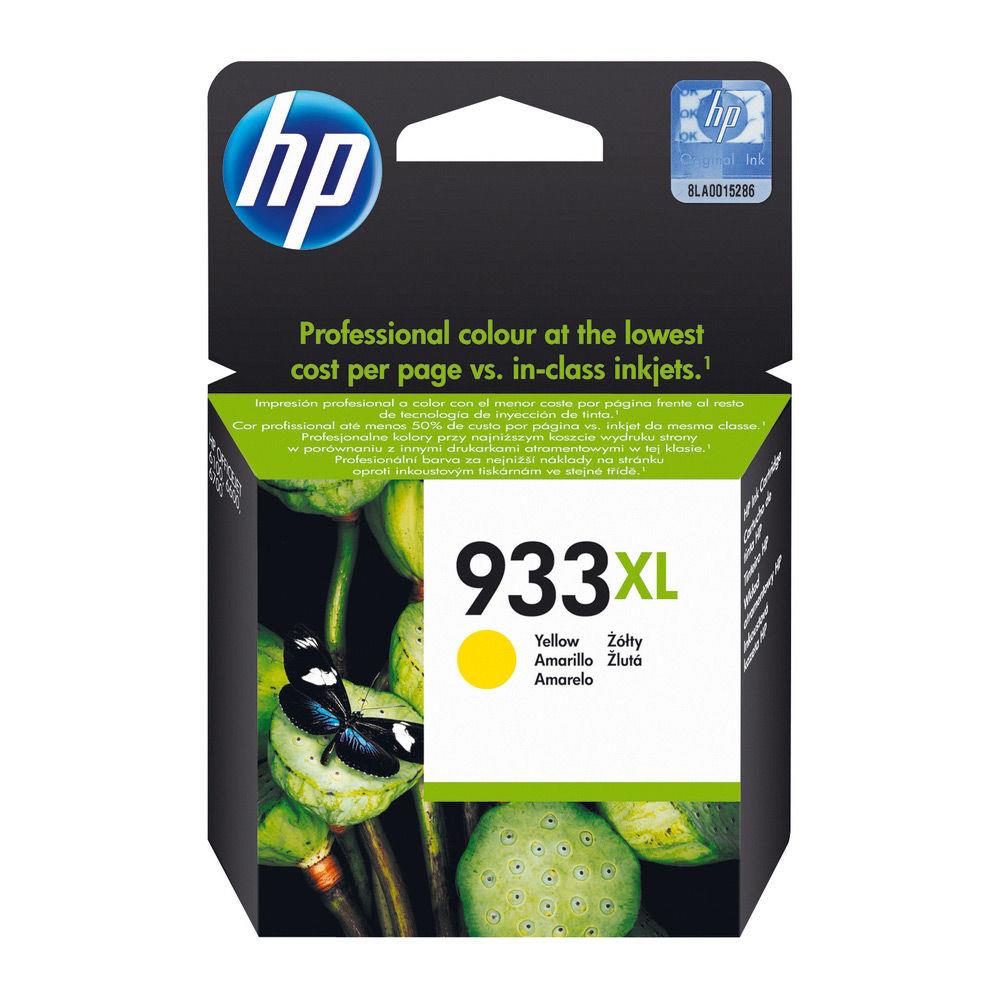 Cartouches pour imprimantes - Hp 933xl cartouche d'encre jaune grande capacit authentique