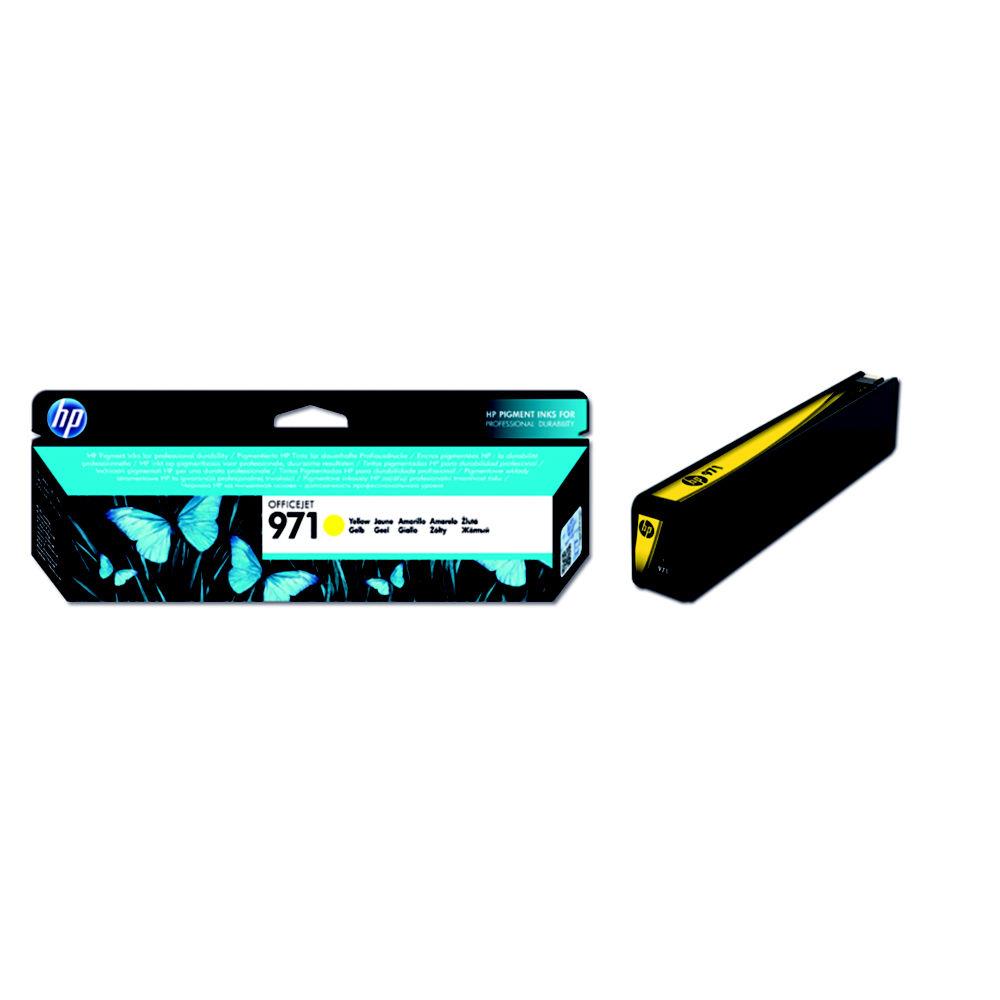 Cartouches pour imprimantes - Hp 971 cartouche d'encre jaune authentique