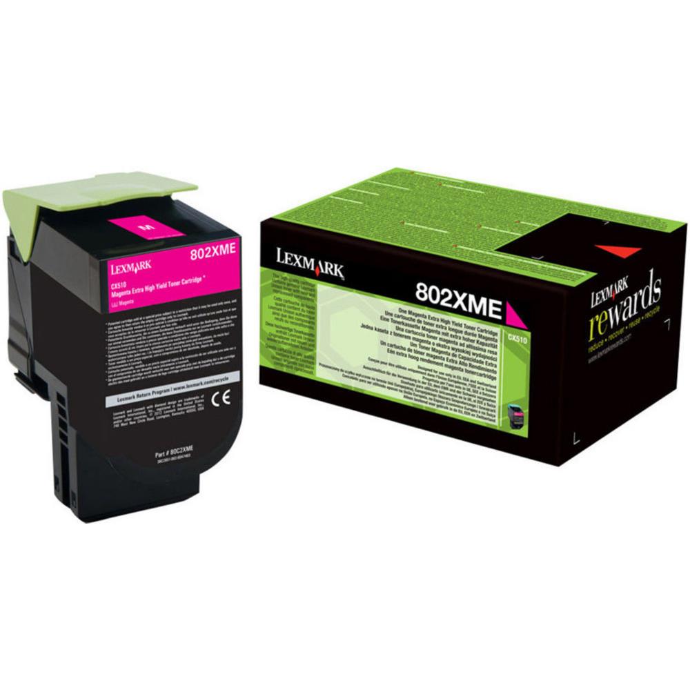 Cartouches de toner - Lexmark 80c2xme cartouche de toner 1 pice(s) original magenta