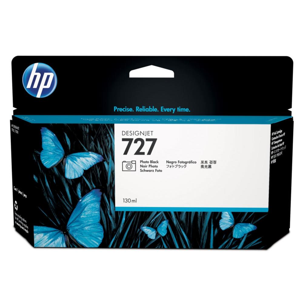 Hp 727 cartouche d'encre designjet noire photo, 130 ml
