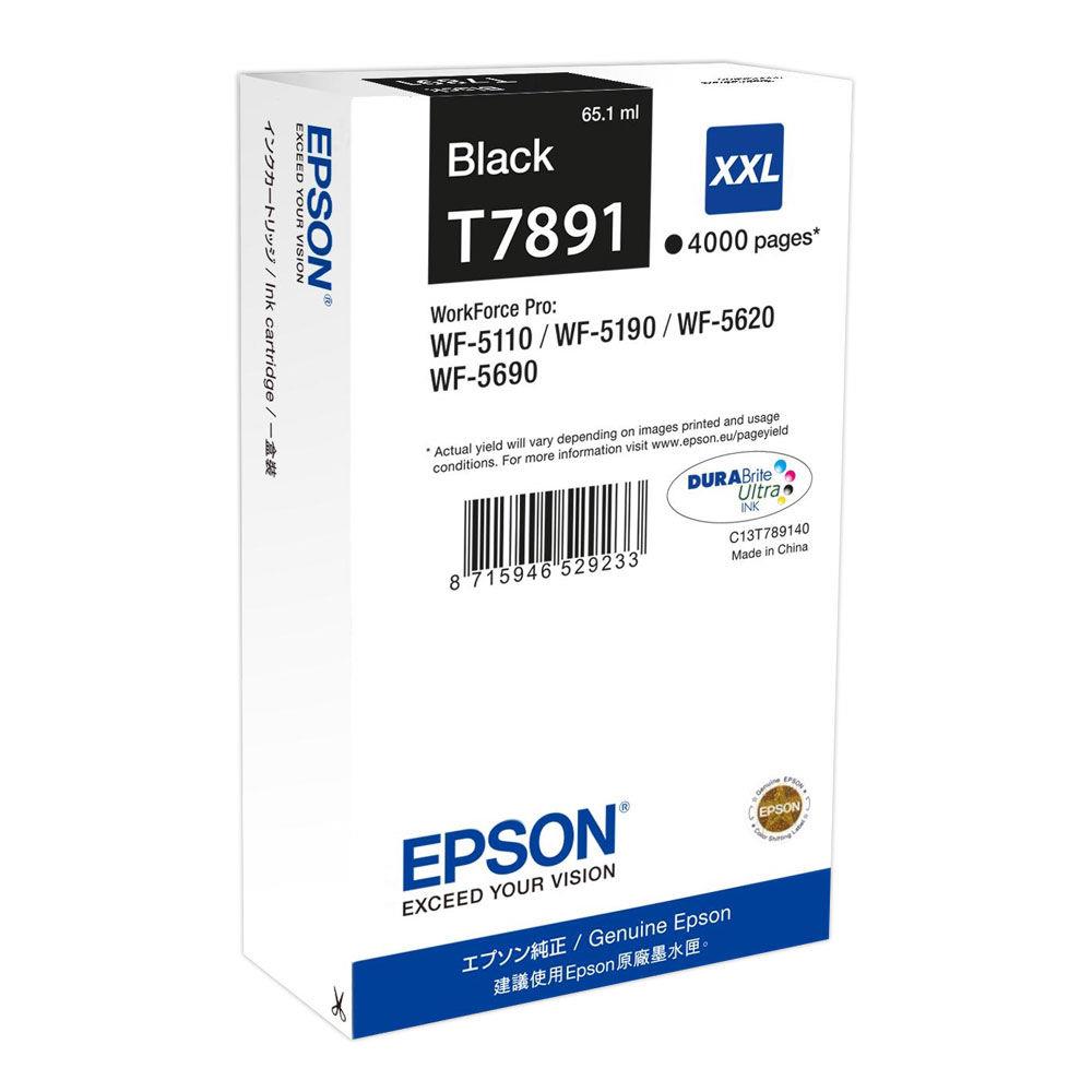 Cartouches pour imprimantes - Epson encre noire xxl (4 000 p)