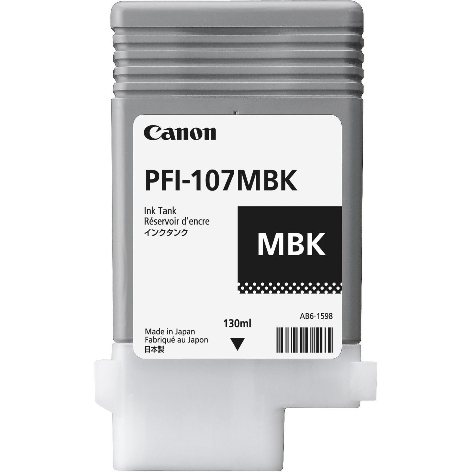 Cartouches pour imprimantes - Canon pfi-107mbk cartouche d'encre 1 pice(s) original noir mat