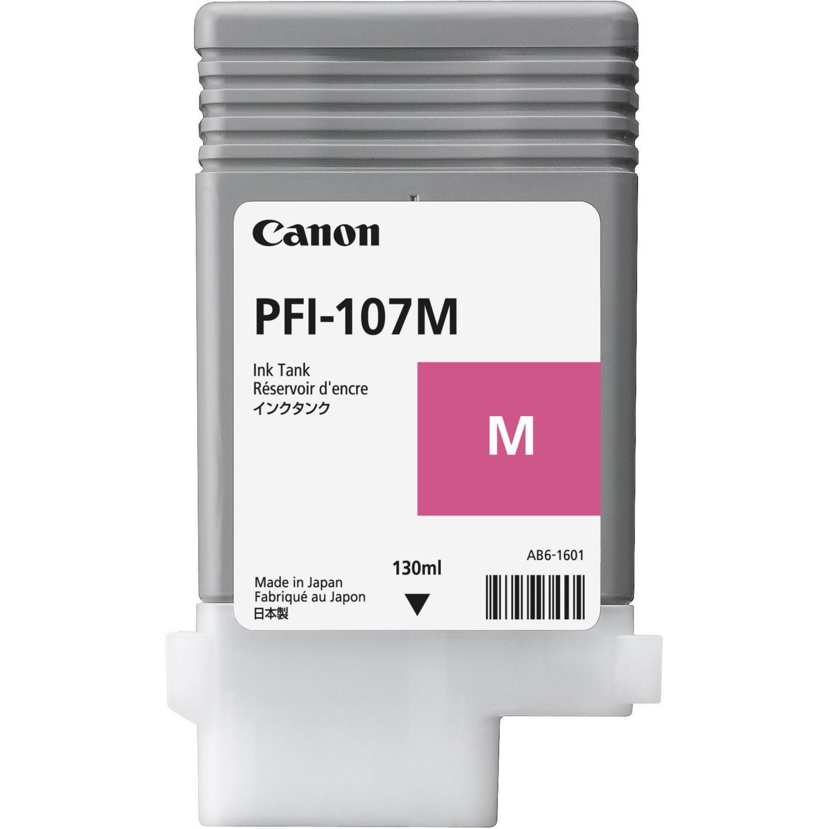 Cartouches pour imprimantes - Canon pfi-107m cartouche d'encre 1 pice(s) original magenta