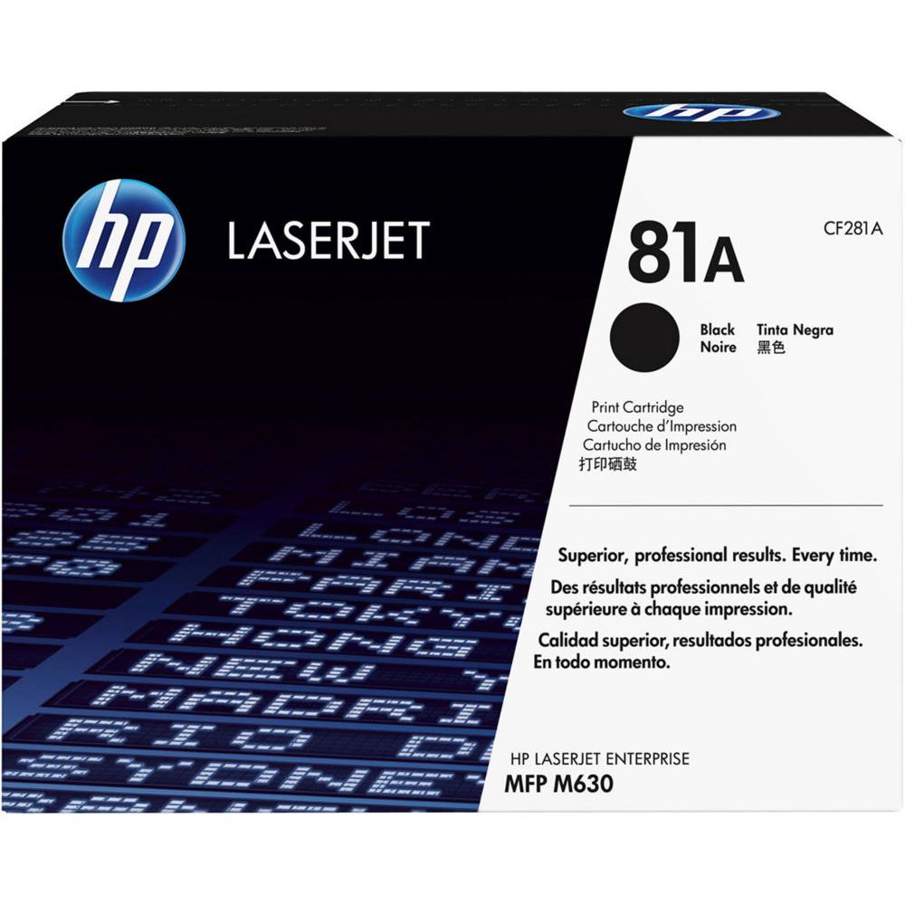 Cartouches de toner - Hp 81a toner laserjet noir authentique