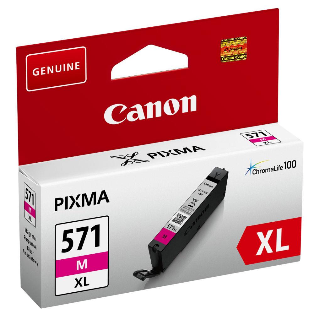 Cartouches pour imprimantes - Canon cartouche d'encre magenta  haut rendement cli-571xl