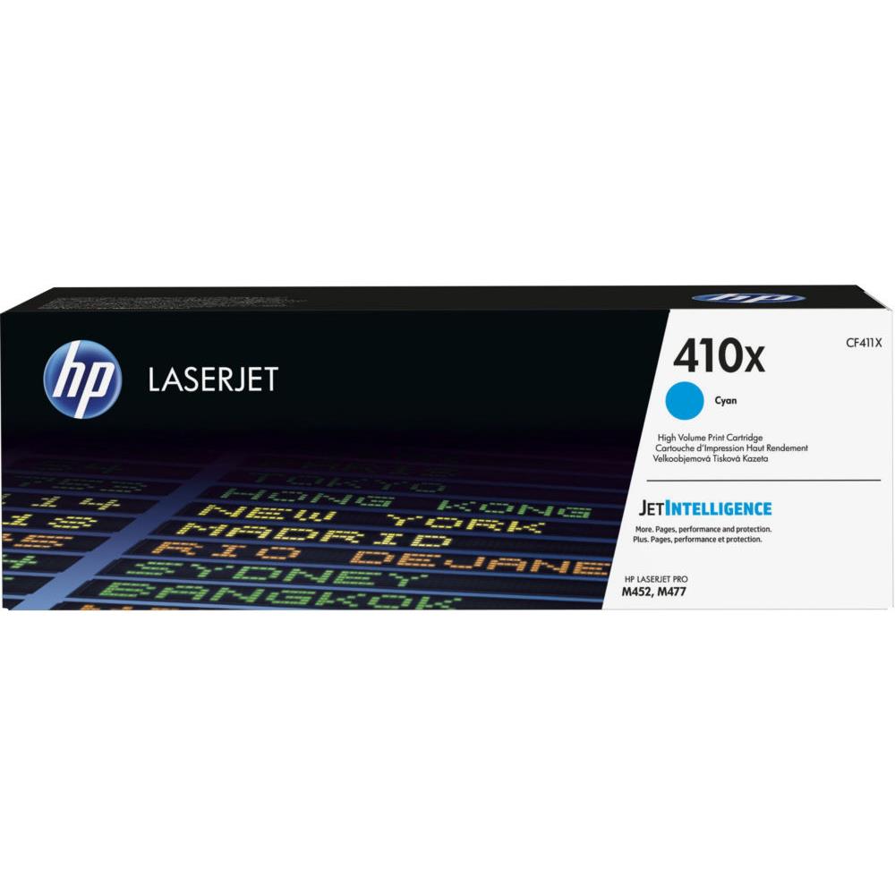 Cartouches de toner - Hp 410x toner laserjet cyan grande capacit authentique