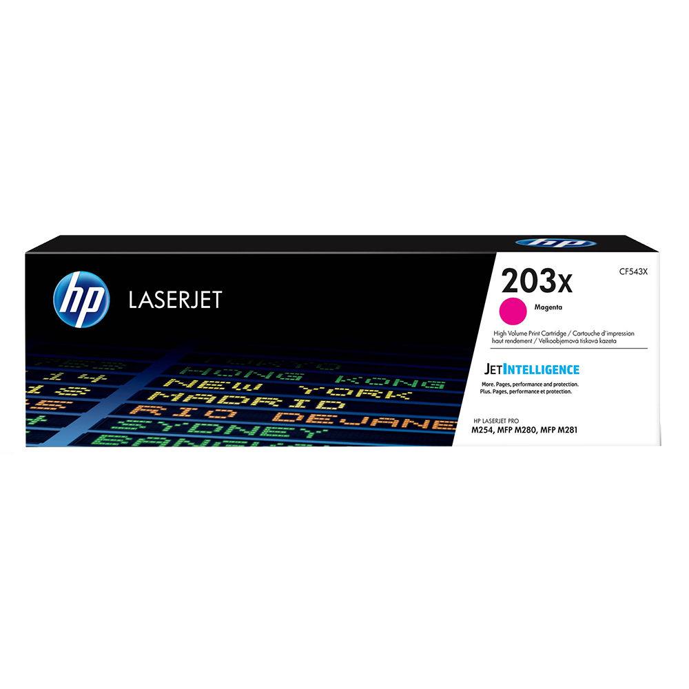 Cartouches de toner - Hp cartouche de toner grande capacit magenta authentique 203x pour laserjet