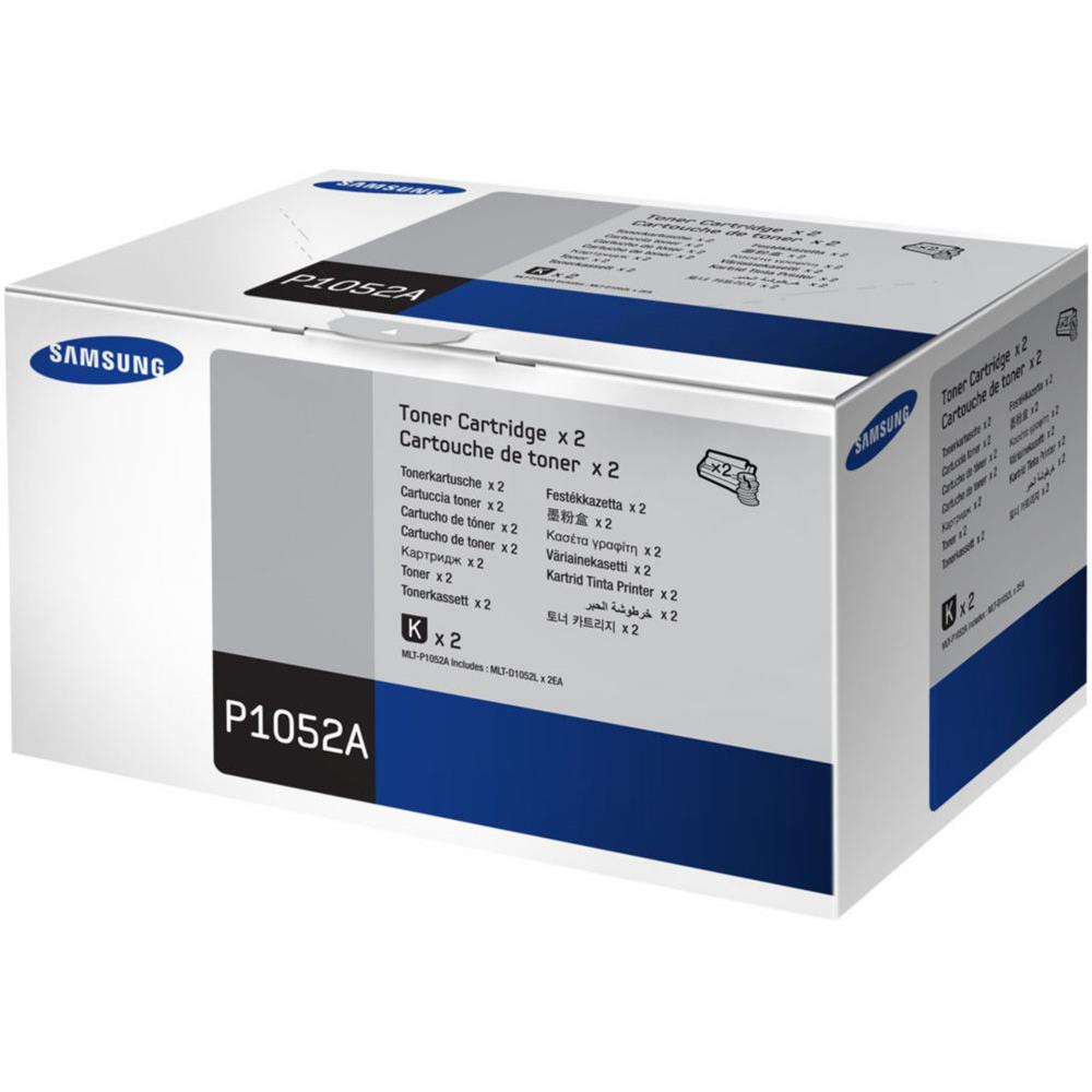 Samsung MLT-P1052A - Pack de 2 -  rendement lev - noir - originale - cartouche de toner (SV115A) - pour Samsung ML-1911, 1916, 2540, 2581, SCX-4600, 4601, 4605, 4610, 4622, 4623, SF-650, 651
