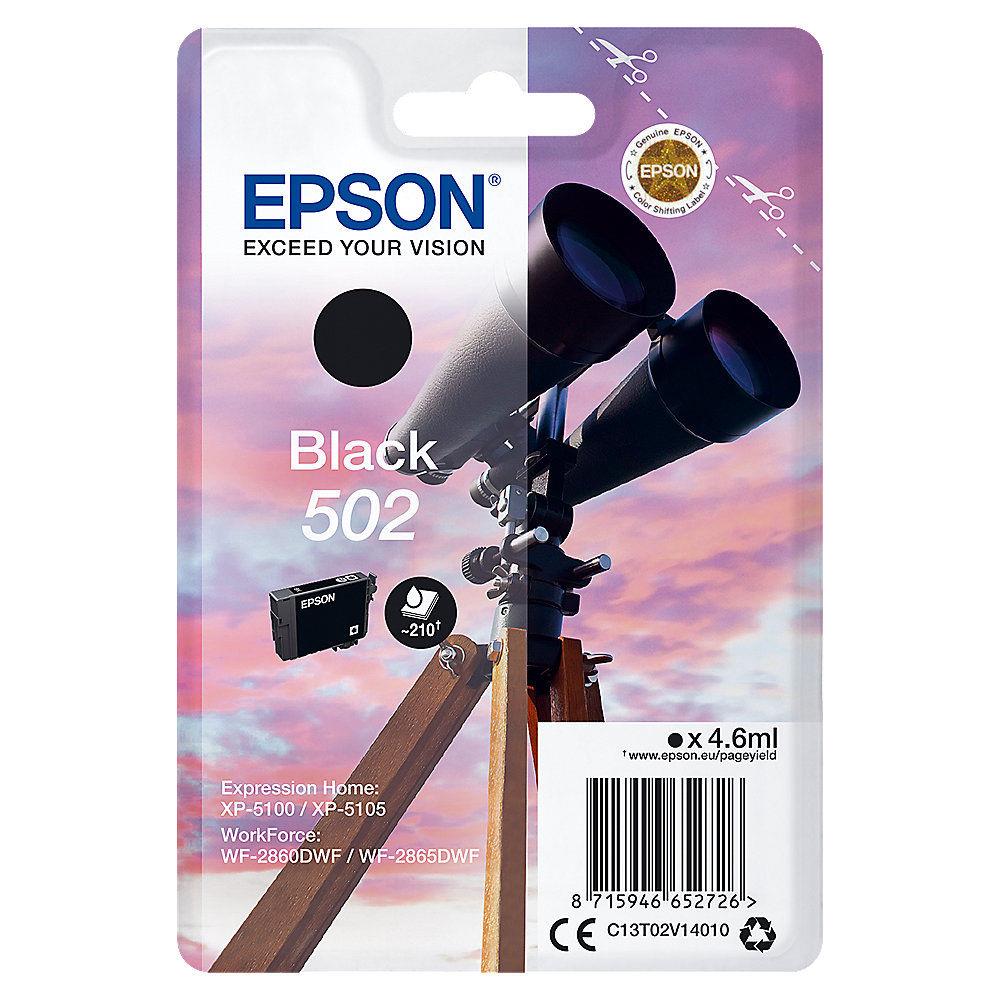 Cartouches pour imprimantes - Epson singlepack black 502 ink