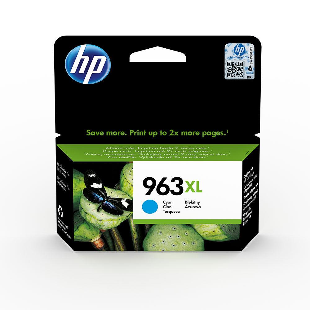 Cartouches pour imprimantes - Hp 963xl cartouche d'encre cyan authentique, grande capacit