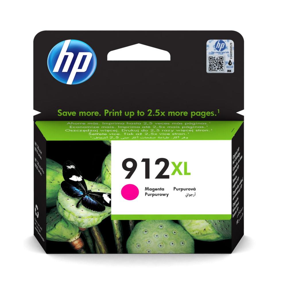 Cartouches pour imprimantes - Hp 912xl cartouche d'encre magenta authentique, grande capacit