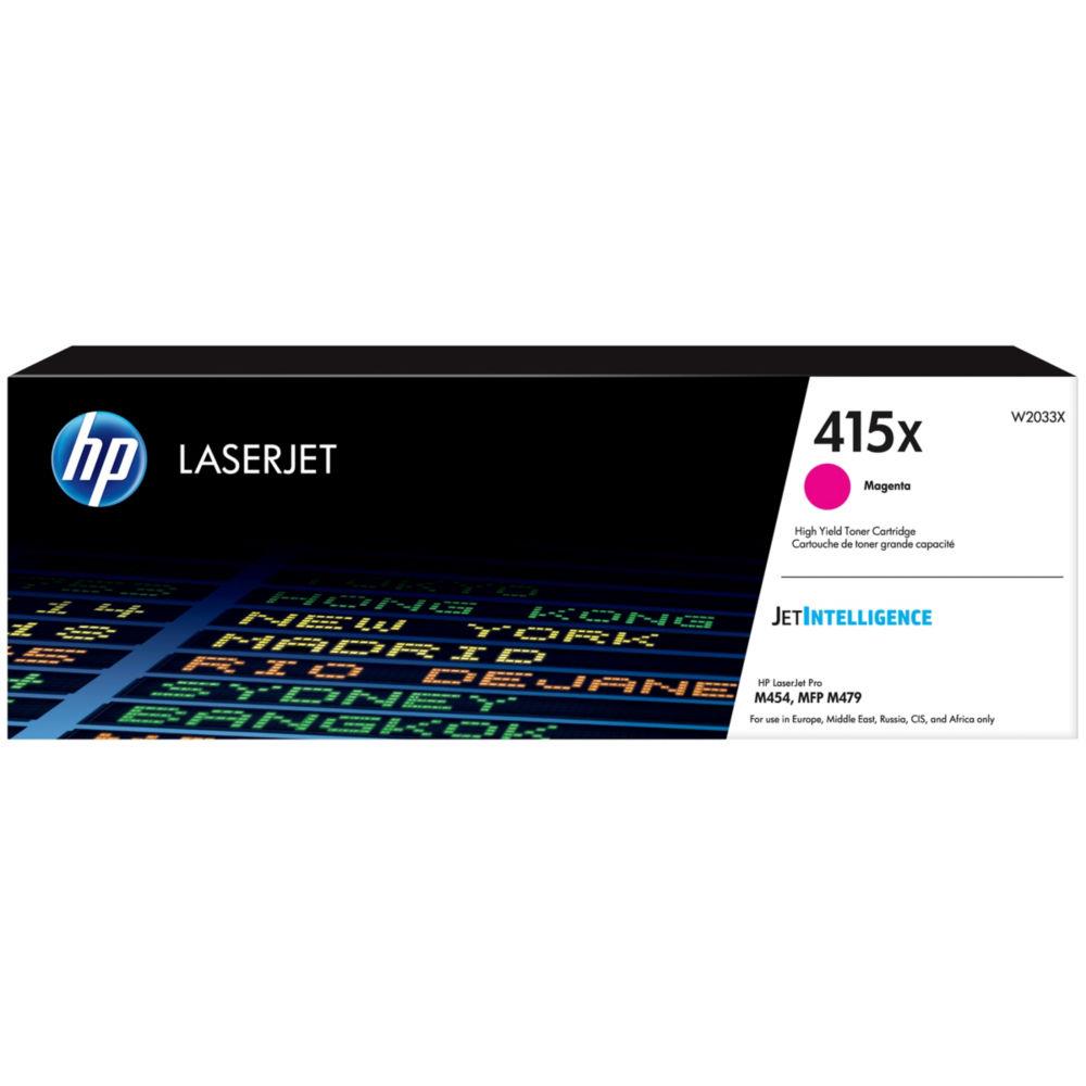 Cartouches de toner - Hp 415x toner magenta laserjet authentique grande capacit