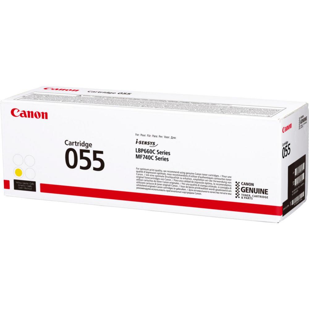 Cartouches de toner - Canon 055 cartouche de toner 1 pice(s) original jaune