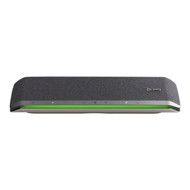 Poly Sync 60 - Haut-parleur intelligent - Bluetooth - sans fil, filaire - USB-C, USB-A - noir, argent - certifi Zoom