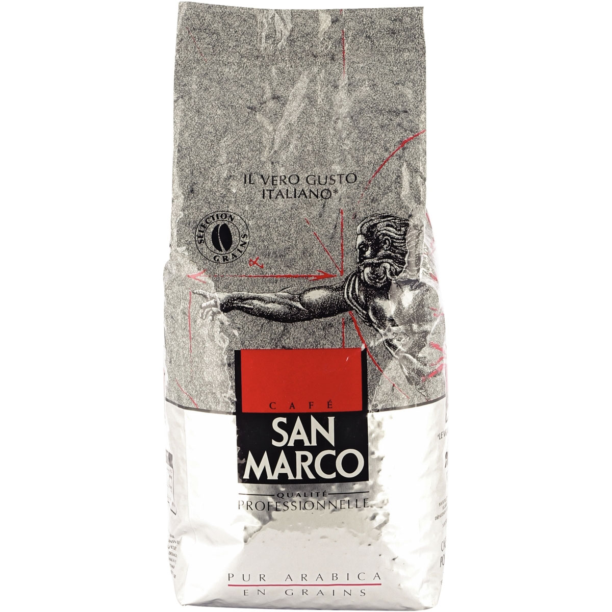 Café grain San Marco paquet de 1kg pas cher Office