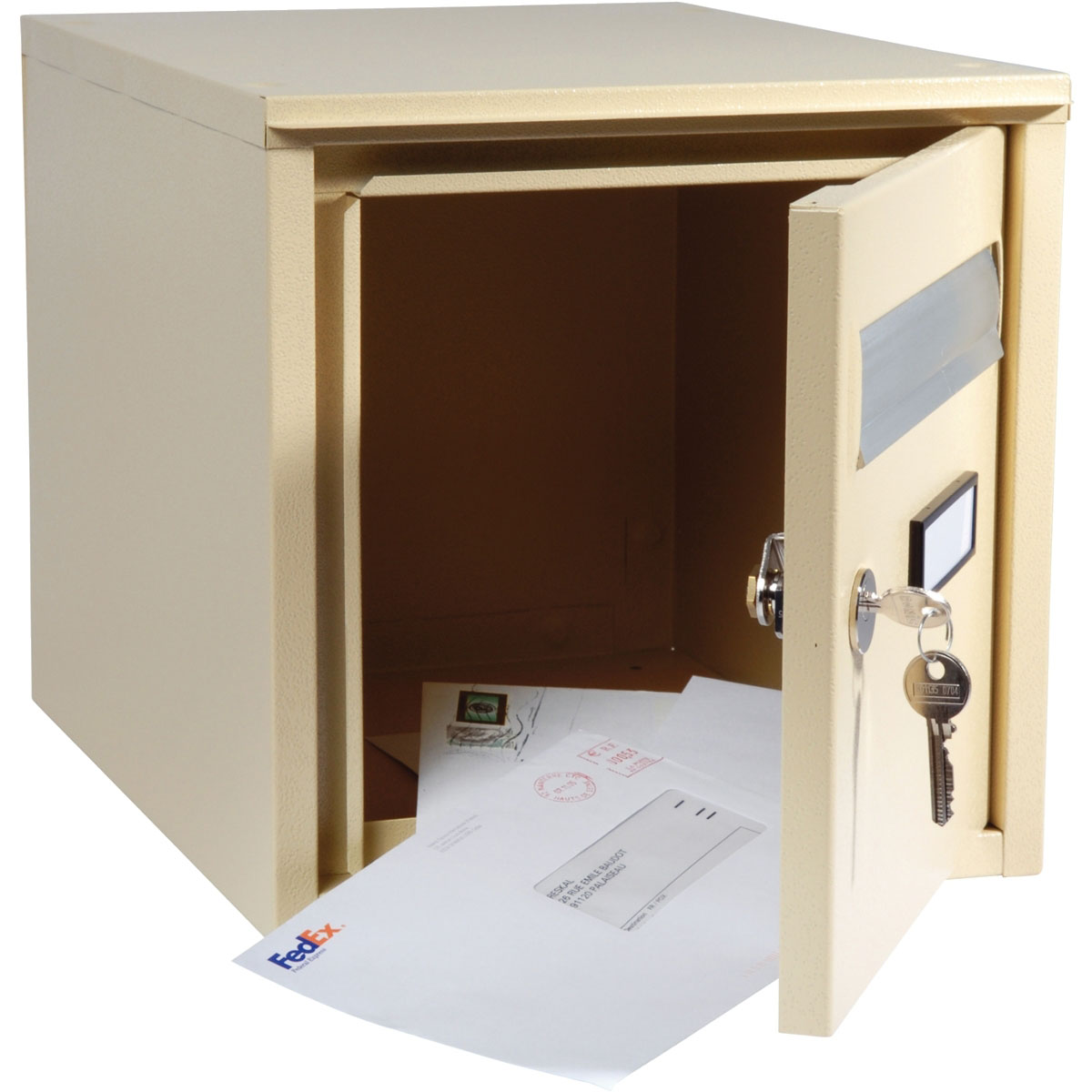 Demi Boite Aux Lettres Pas Cher Boite aux lettres Safetool - beige - 32x32x40 pas cher | Welcome Office