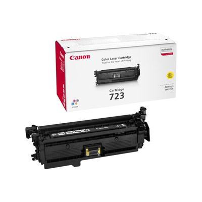 Cartouches de toner - Canon 723y cartouche de toner 1 pice(s) original jaune