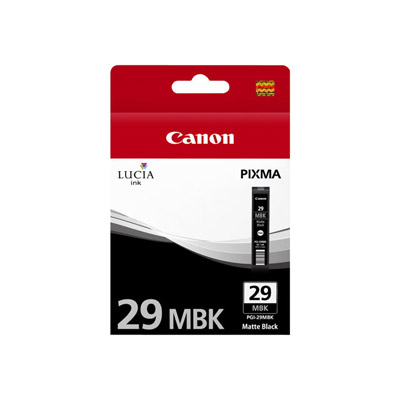 Cartouches pour imprimantes - Canon cartouche d'encre noire mate pgi-29mbk