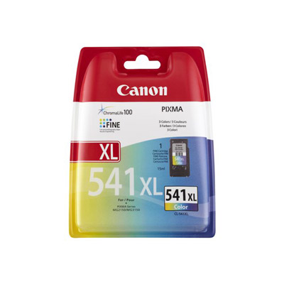 Cartouches pour imprimantes - Canon cl-541xl cartouche d'encre 1 pice(s) original rendement lev (xl) cyan, magenta, jaune