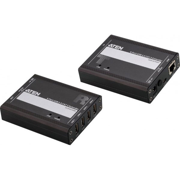 Aten systme d'extension cat 5 usb 2.0  4 ports (100 m)