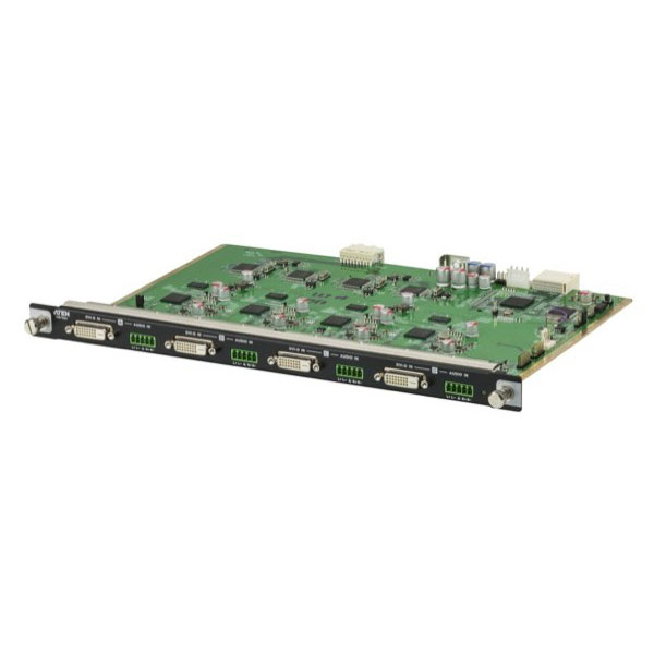 Aten VM7604 carte d entr�e 4 ports DVI pour ch�ssis VM1600