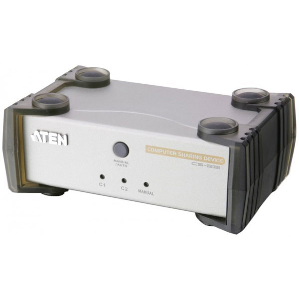 Aten CS231 KVM invers 1PC - 2 utilisateurs VGA/USB