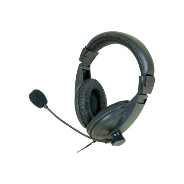 Casque-micro strro jack 3.5 mm noir