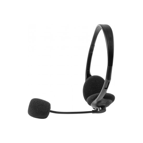 Casque-micro stro jack 3.5 mm noir